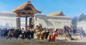 Dario Querci Il barone Von Hubner entra nel palazzo imperiale di Kyoto il 21 settembre 1871